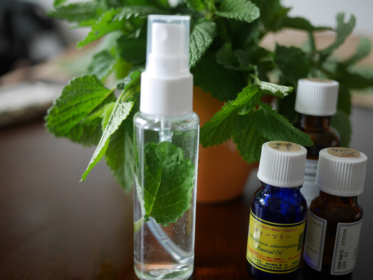 「月のしずくローション」は乾燥肌をしっとり潤し、心も落ち着くような香りです。