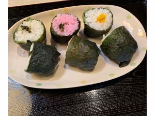 カラフルなめはり寿司