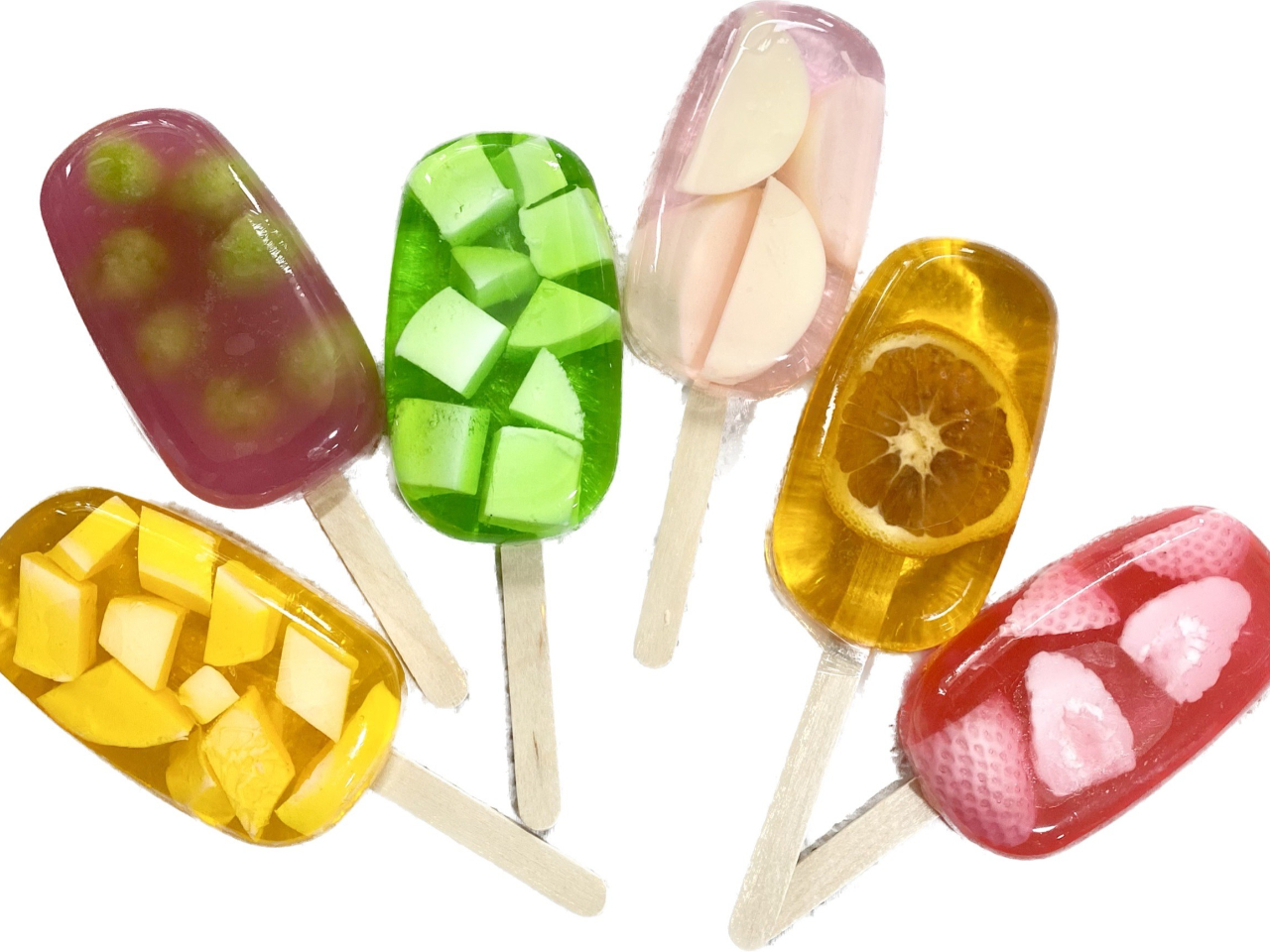 フルーツアイスキャンディー石けん 本物そっくり!