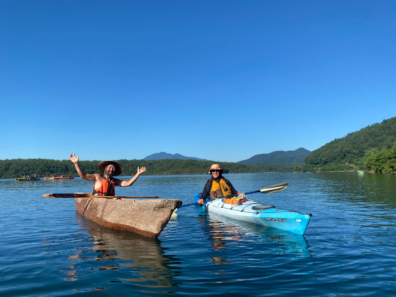 ときにはこんなユニークな人と出会うことも