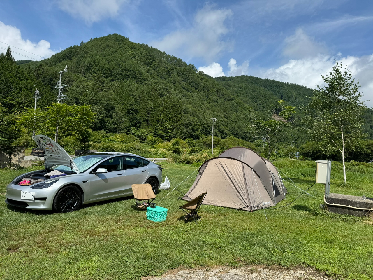 新くるみランド】飛騨・高山キャンプサイト《1-4サイトEVコンセント