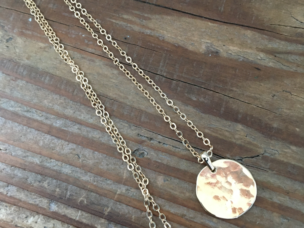 真鍮のペンダント制作