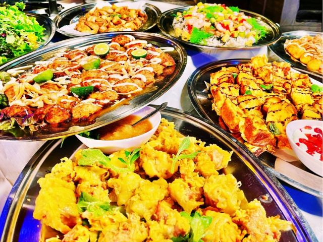 21時まで日替わりメニューのビュッフェ付き。