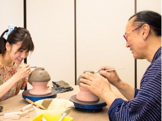 体験ではこのようなお茶碗を作ることができます!