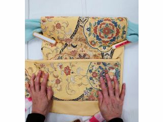 切らずに 縫わずに お太鼓を作る