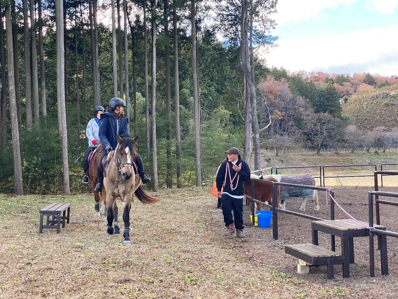 ポニー公園立ち寄り☆