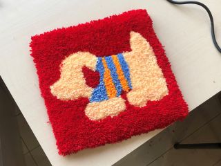 タフティング☆自分の好きな図柄でかわいいラグが作れます!