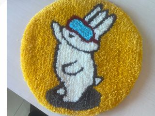 タフティング☆自分の好きな図柄でかわいいラグが作れます!