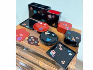 蒔絵体験完成品(例)
