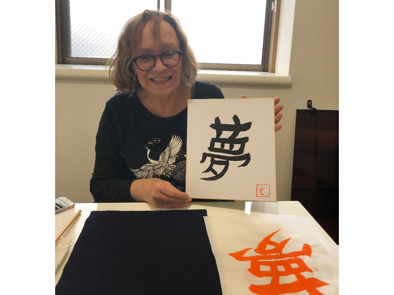 Japanese calligraphy experience course@