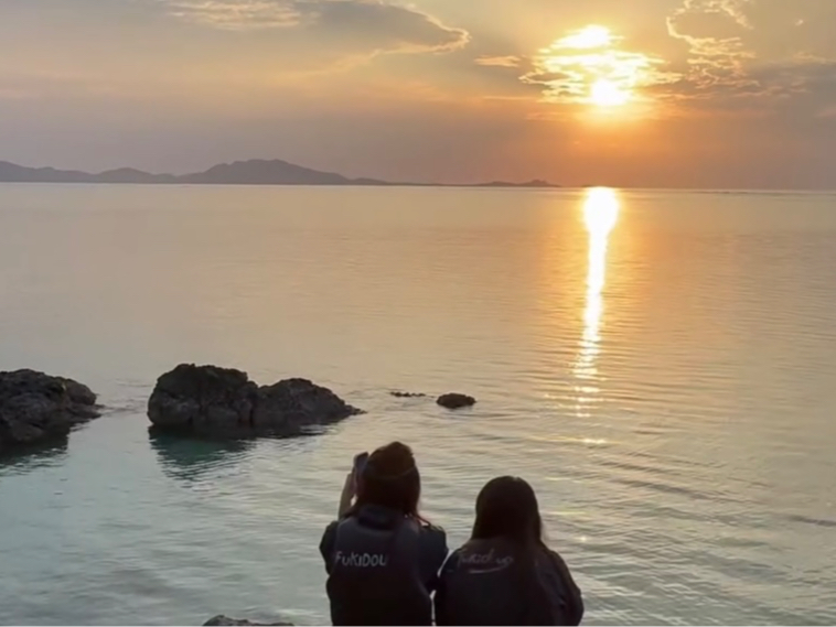 真っ暗闇の静かな月明かりの下