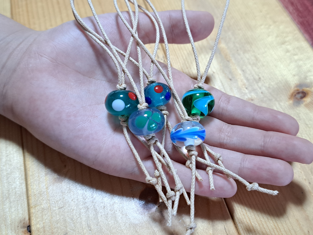 ①【ガラス細工/とんぼ玉作り】あなただけのとんぼ玉を作ろう