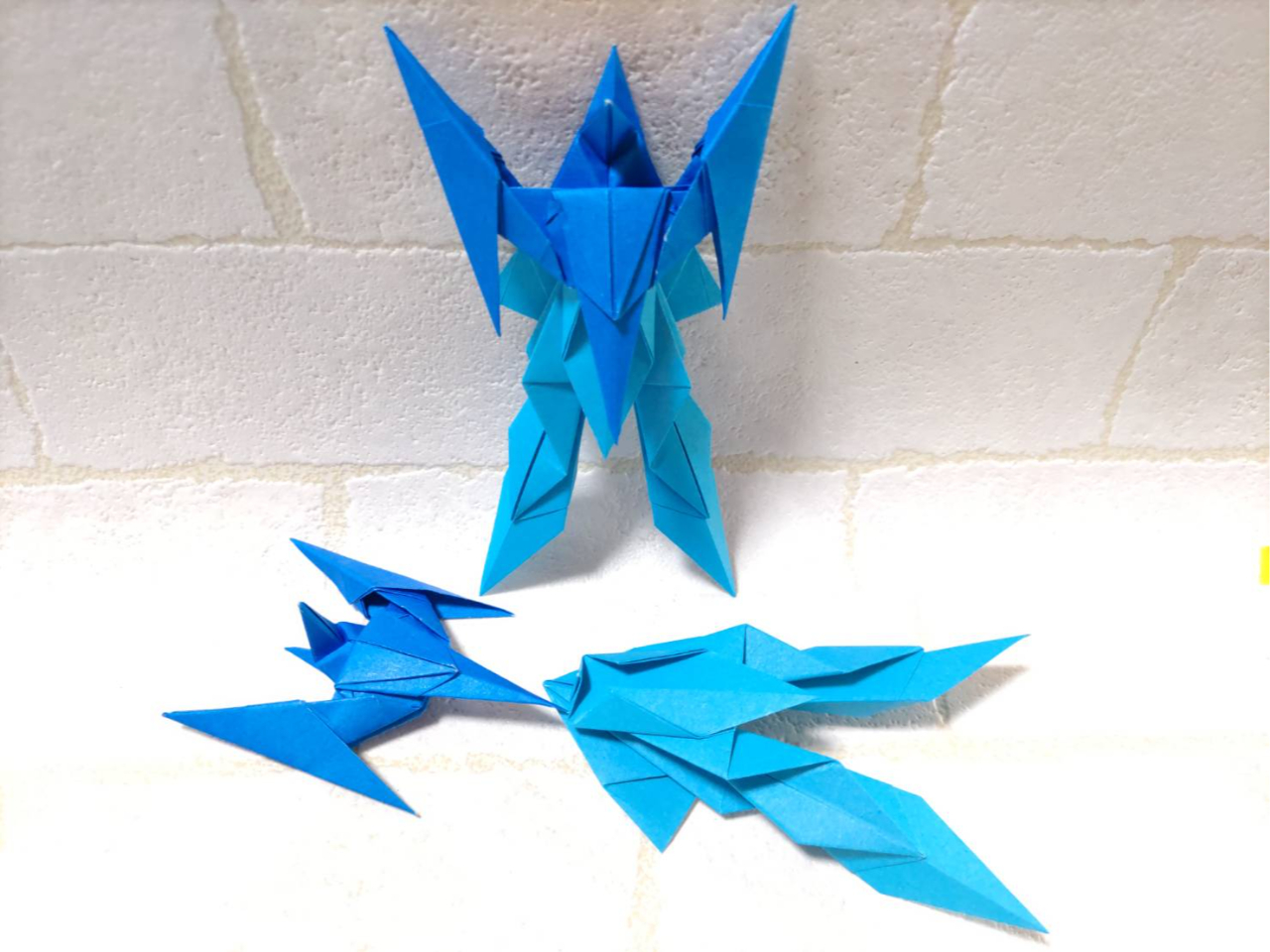 ⑨【折り紙/合体ロボット作り】折り紙で合体するロボットを作