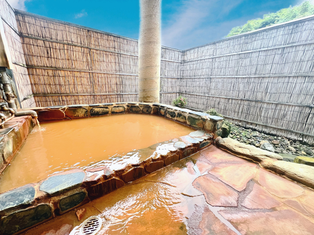 露天家族風呂♪