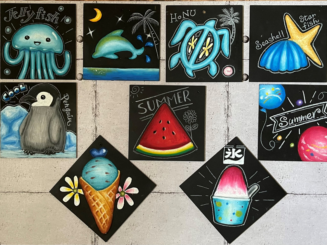 POPで元気の出るチョークアートを体験!