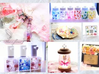 ハーバリウム雑貨のレッスンをたくさんご用意しています!only oneのものを作りませんか?