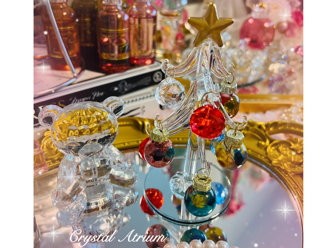 いろんなカラーで作れま。他では手に入らないボトルでの作成。小学生の受講者様のお作品