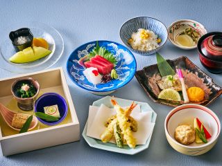 旬の食材を使用した会席料理