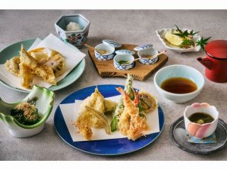 美食空間を演出する職人が造り出すこだわりの天婦羅コース