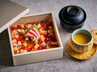 美食空間を演出する職人が造り出すこだわりのばらちらしランチ