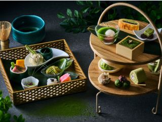 抹茶づくしの和のアフタヌーンティー
