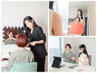 パーソナルカラー診断+メイクと顔タイプ診断のセット