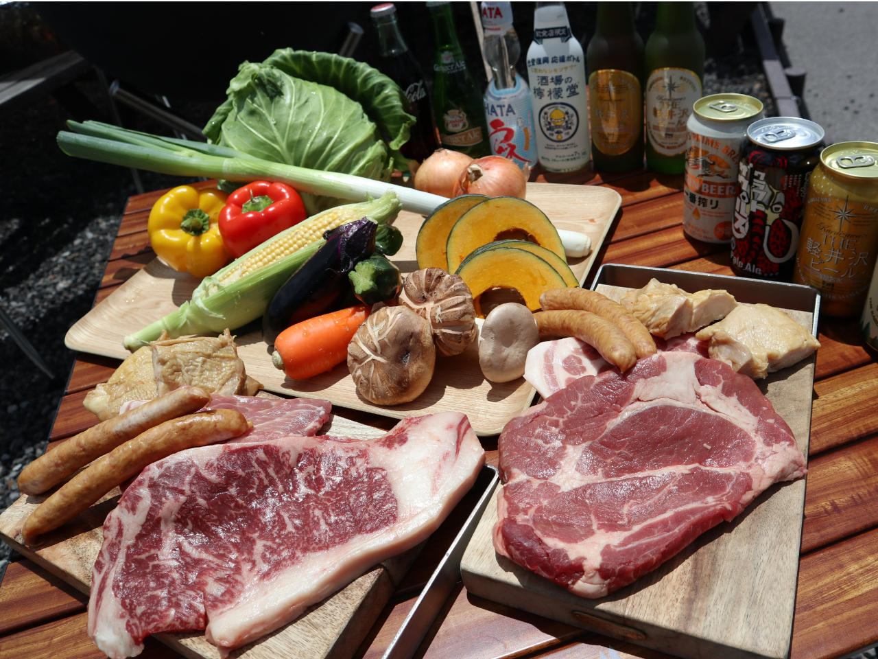 ��B���T�[���C���X�e�[�LBBQ�Z�b�g