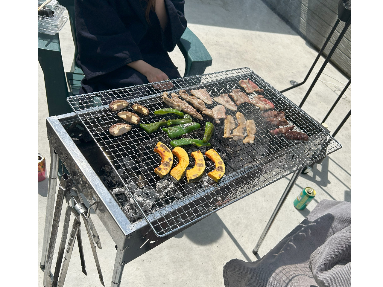 BBQ台のレンタルと食材の持ち込みで、サウナ&焼き肉もできちゃいます!