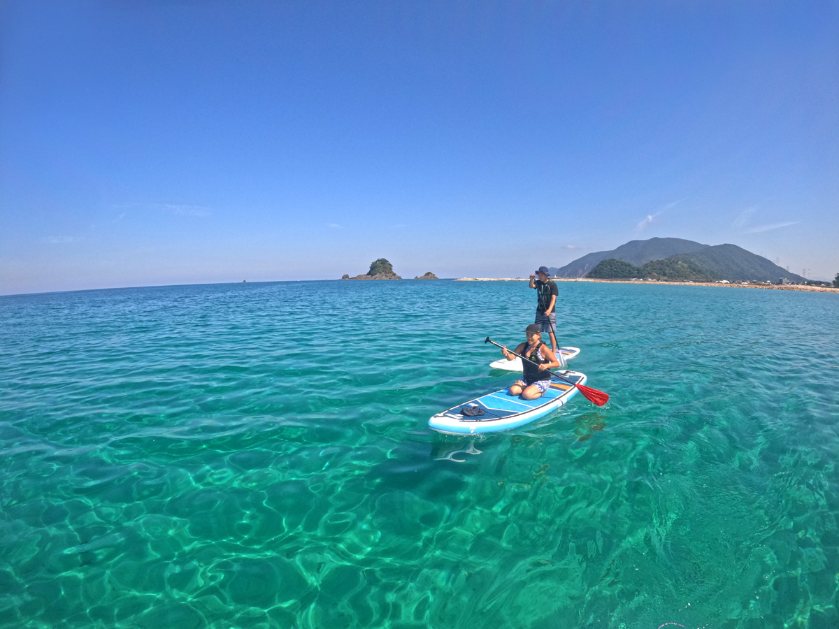 《和田浜・高浜エリアの海を満喫できる!》当店おすすめの若狭湾SUP体験ツアー