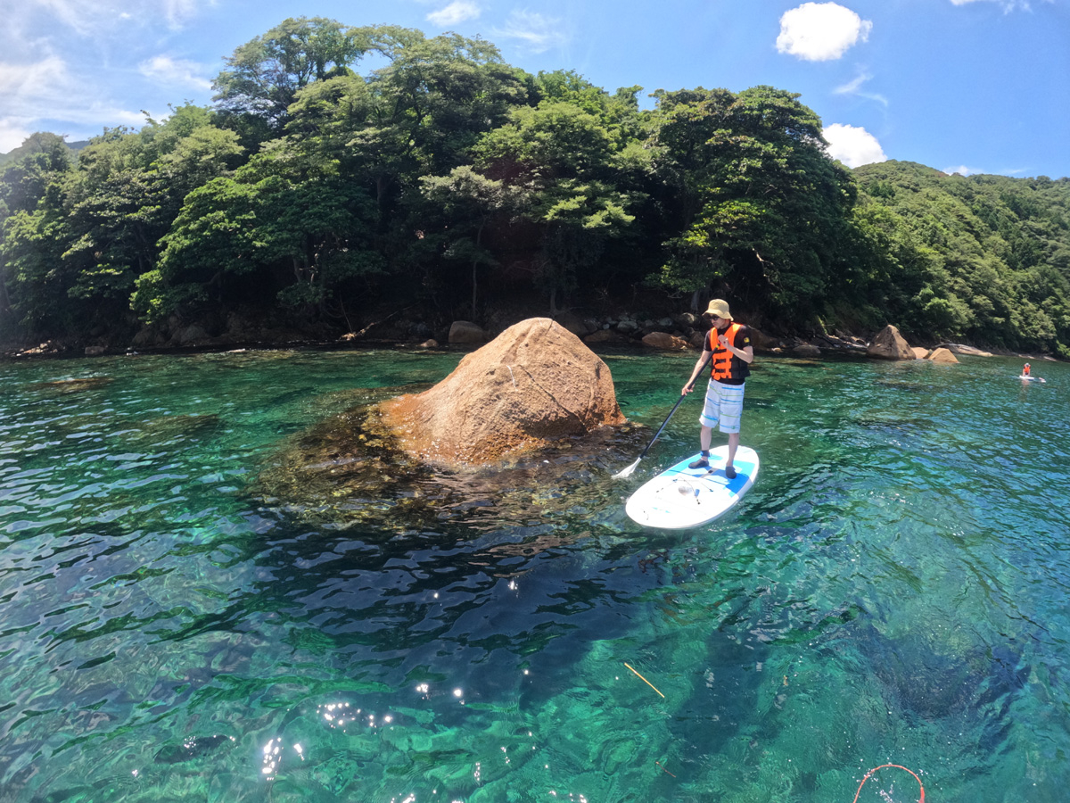 抜群の透明度を誇るオススメのスポットです。