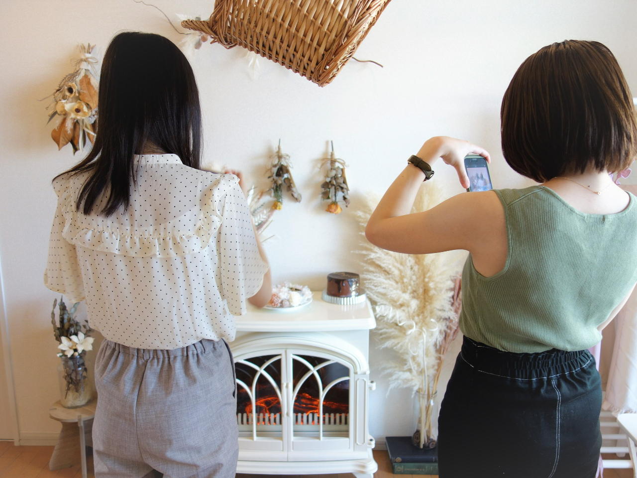 写真撮影タイム!楽しいよね☆お互いの作品を写真に収めちゃおう!