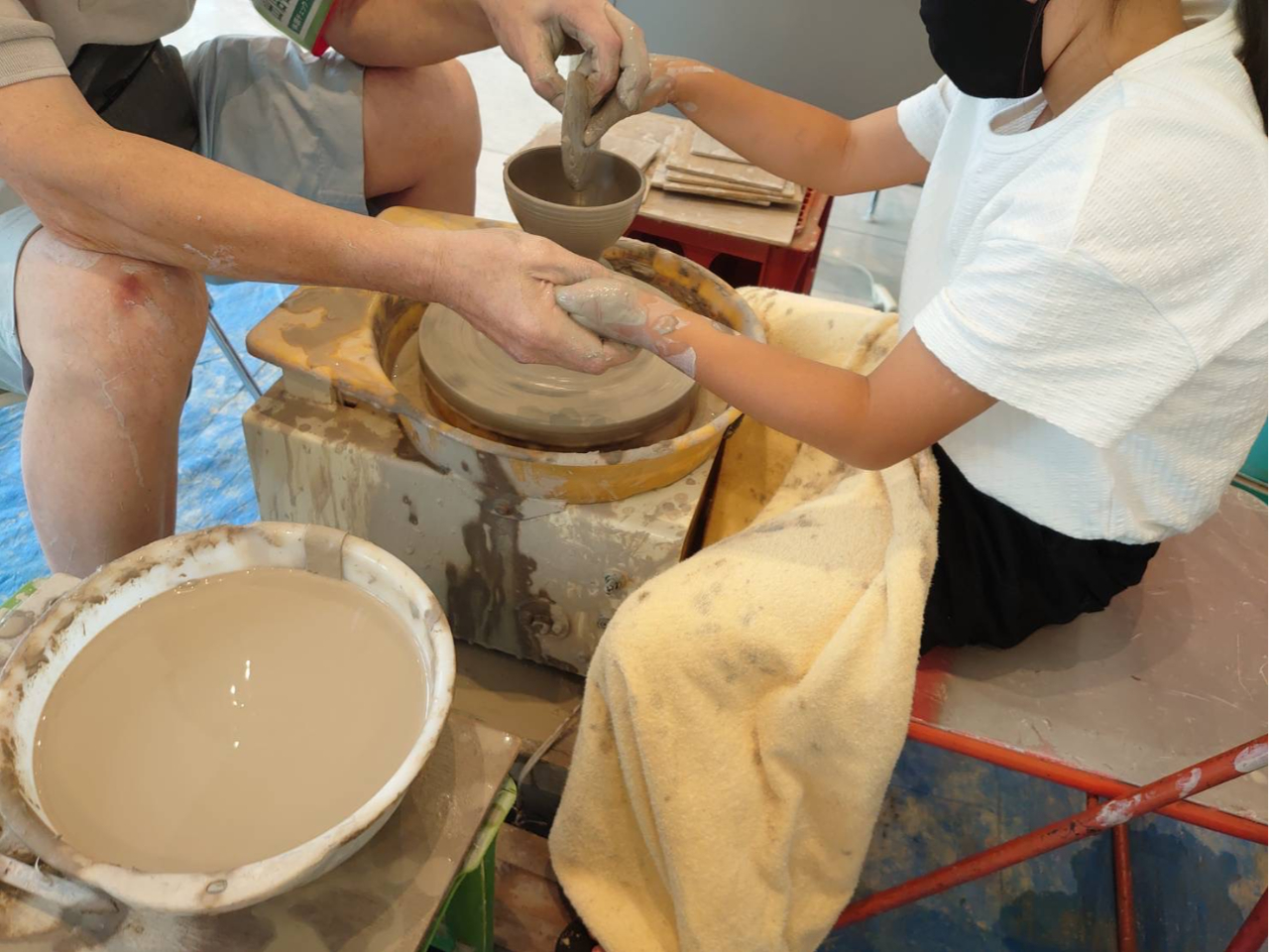 【電動ロクロ体験】お湯呑みかお茶碗を選んで作ろう♪<ファミリー・女性・カップル・...
