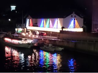 クリスマスイブの夜の屋形船も雰囲気があり素敵です!