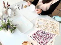 20種類以上の転写紙の中より自由にお選び頂けます。※転写紙はその都度変動致します。