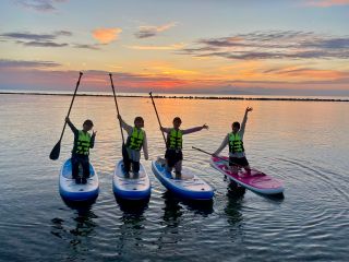 SUP乗り放題午後コース。 夕日とSUPを堪能して頂けます☆