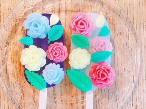 バラのデコアイスキャンディーソープ