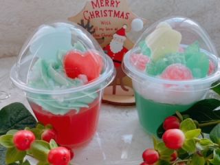 クリスマスカップケーキソープ! 作って、飾って、使って、プレゼントにも!