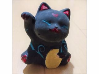 招き猫≪石膏≫に色や絵を付けてオリジナルの招き猫を作れます!