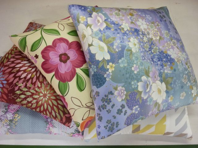 天然植物繊維のコットンを使ってザブクッションを作ります!