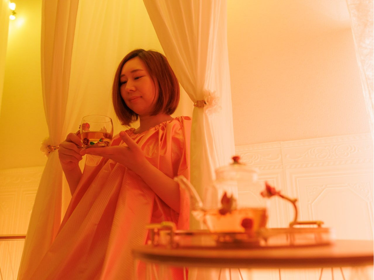 【こだわり黄土よもぎ蒸し/国産よもぎ使用】よもぎ茶飲み放題♪ハーブテント&足湯付...