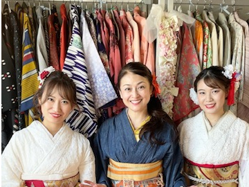 着物沢山勢揃い!!オプション簡単ヘアー¥500