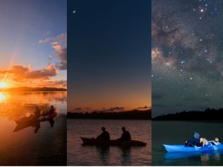 夕空から夜空へと移ろう空を海に浮かんで鑑賞 癒しと絶景の感動体験
