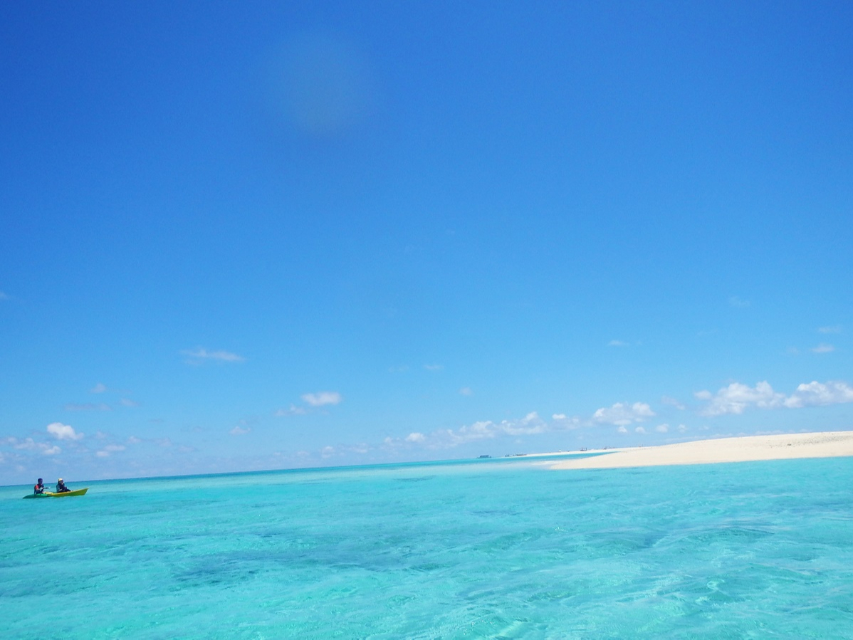 カヤックで はての浜 を目指す