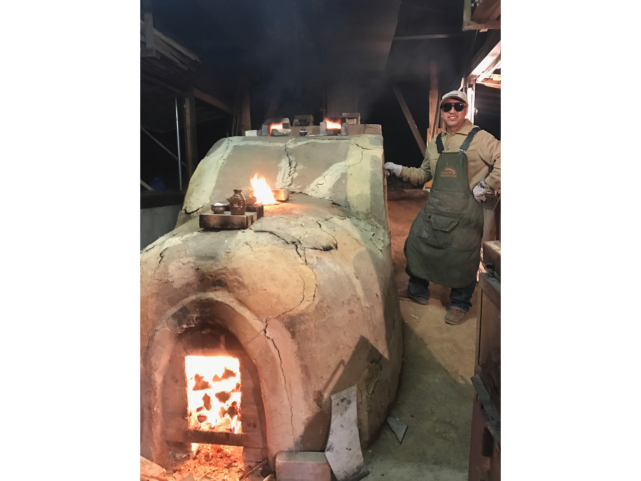 年に一度のミニチュア登り窯による焼成イベントも開催しています。