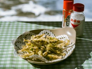 ワカサギは天ぷらにして食べることもできます♪(別途追加料金)