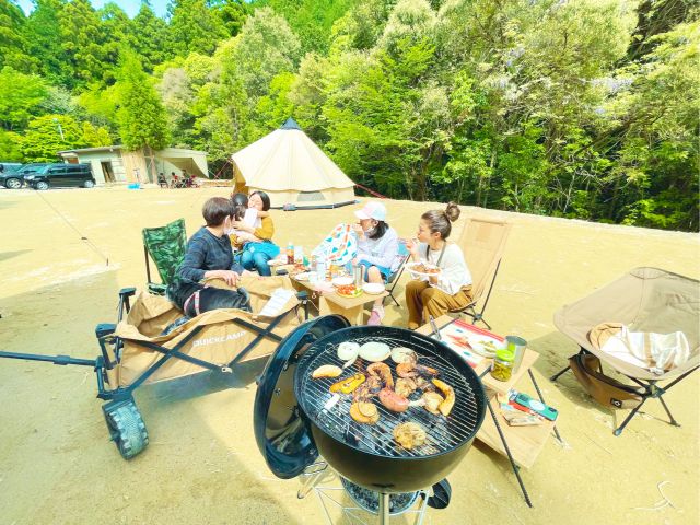 家族でBBQ