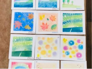 初心者さん大歓迎!のパステルアート。綺麗な色に癒される時間…☆