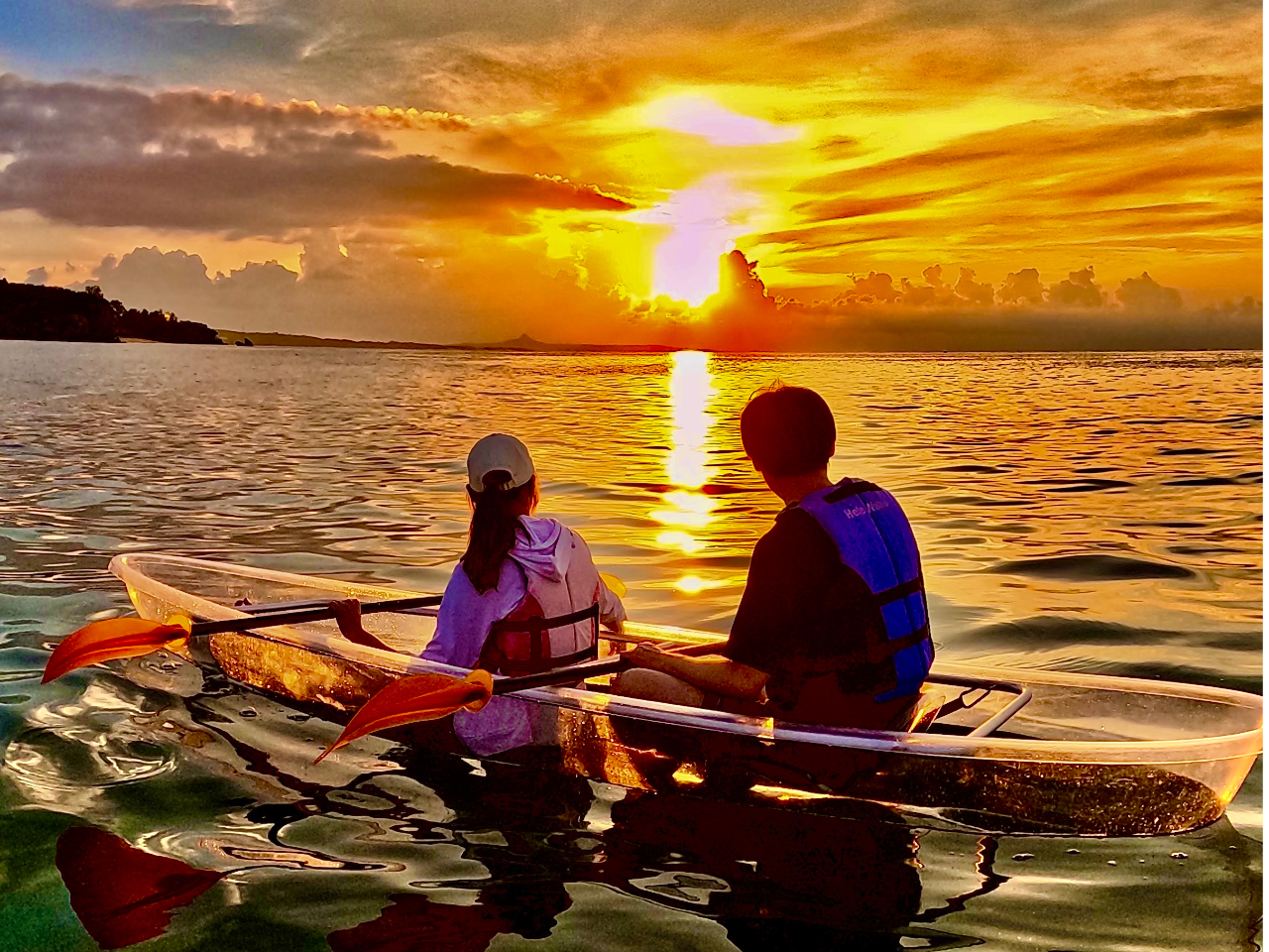 サンセットカヤックで至福ひとときをお過ごし下さい☆