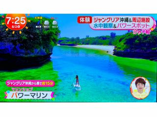 めざましテレビでも紹介された!!今帰仁村の絶景シークレットビーチでクリアサップ体験ツアーをできるのはパワーマリンだけ!じゃらんクチコミ100件オール5スター