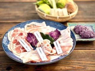 沖縄県本部産 島黒豚アグー豚 鍋4部位食べ比べ(厚さ2〜2.5mm)